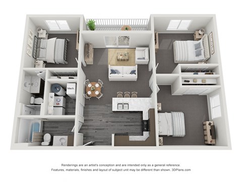a floor plan of the villas at houston levee west apartments in cordova,
